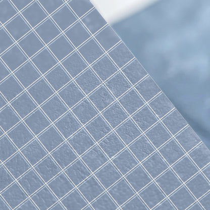 Blue and White Checkered Design Wallpaper for Home Decor