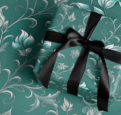 Elegant Floral Design Wrapping Paper for Special Occasions