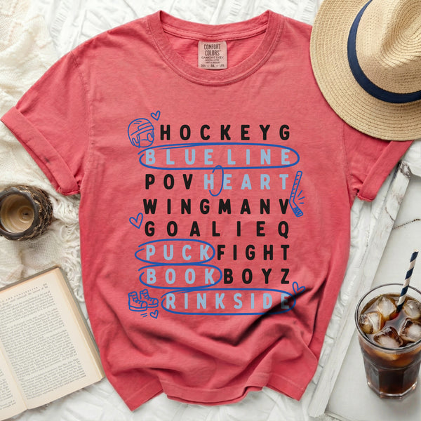 Blueline Wordplay Tee in Watermelon