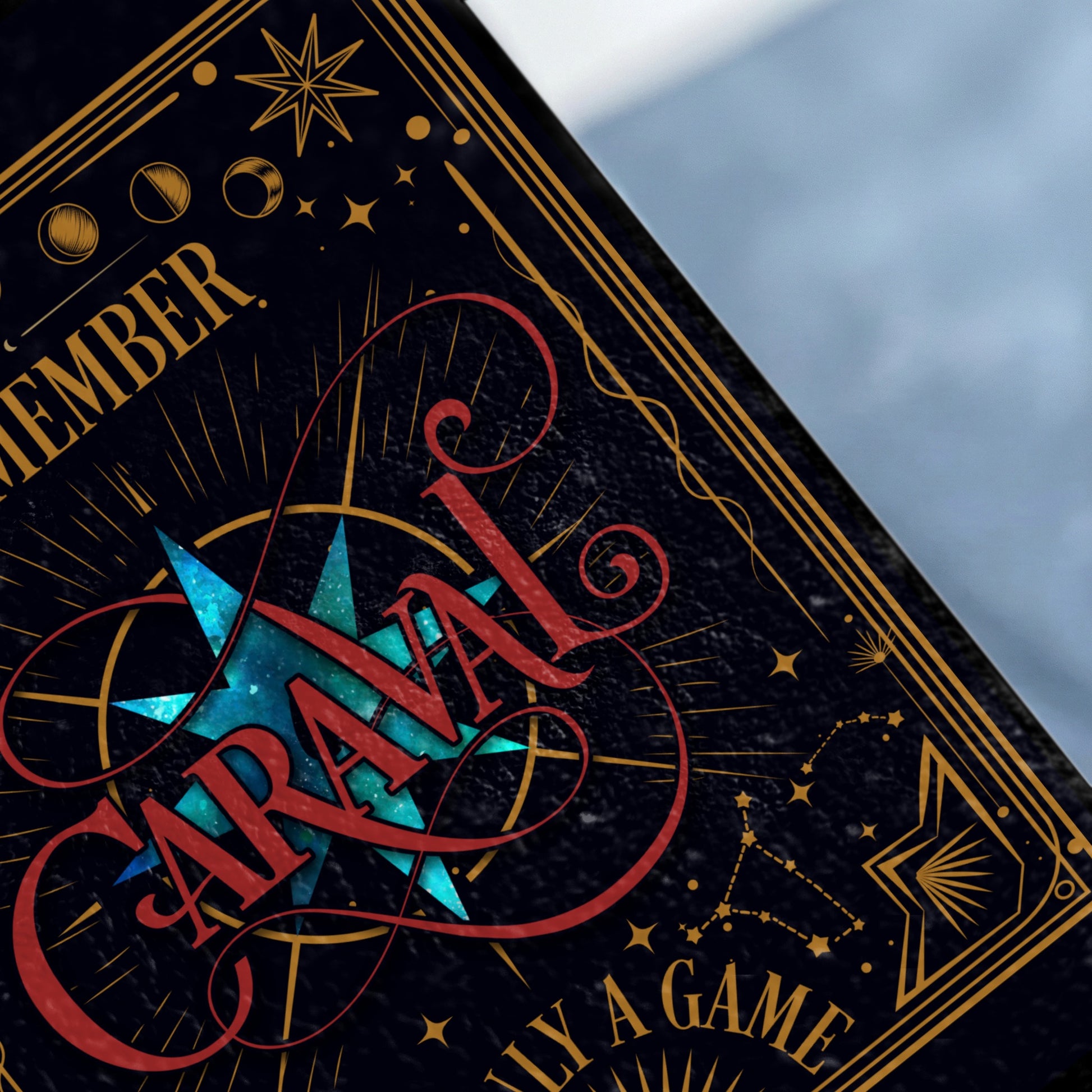 Caraval Only A Game Cosmic Stars Moon Phases product type