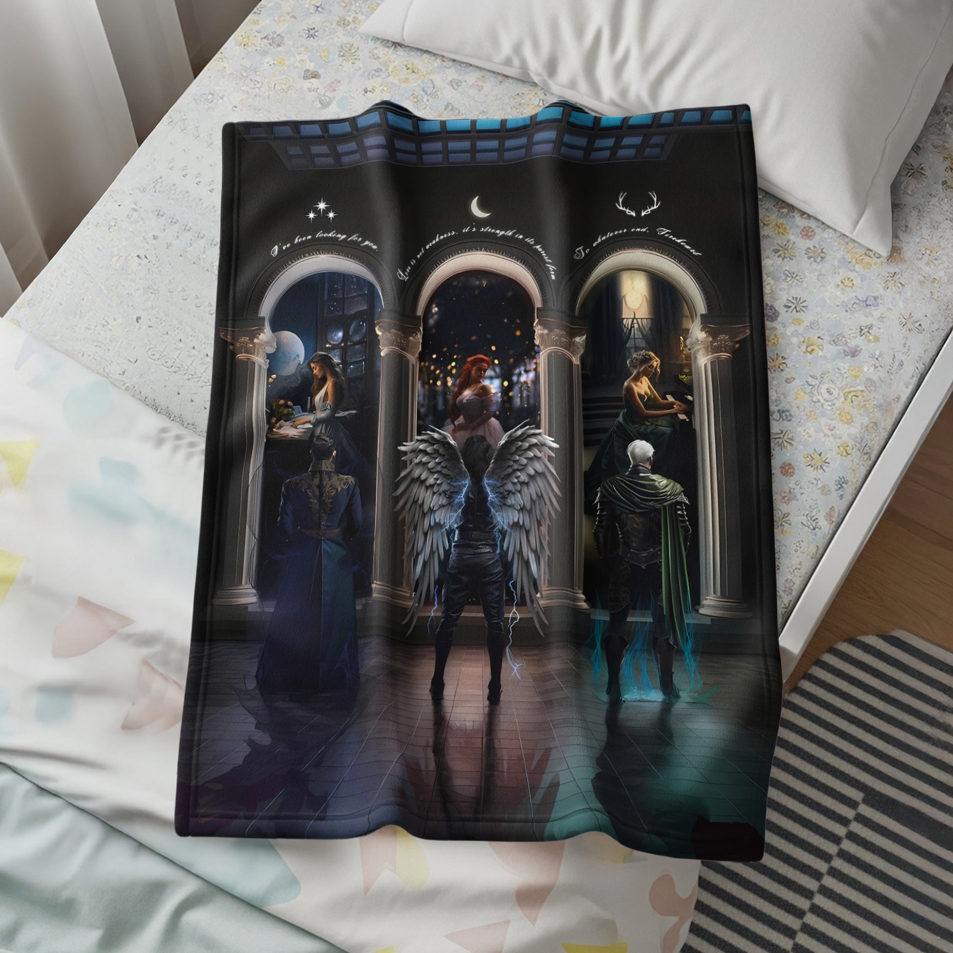 Angelic and Mystic Scene Artistic Blanket