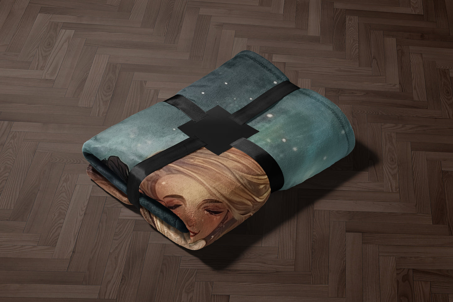 Cozy and Artistic Blanket with Unique Beauty Design