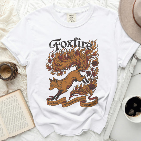 Foxfire Autumn Court Tee in White