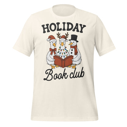Festive Holiday Book Club Shirt Fun Seasonal Tee