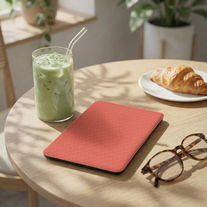 Red Polka Dot Patterned Tablet Sleeve for Stylish Protection