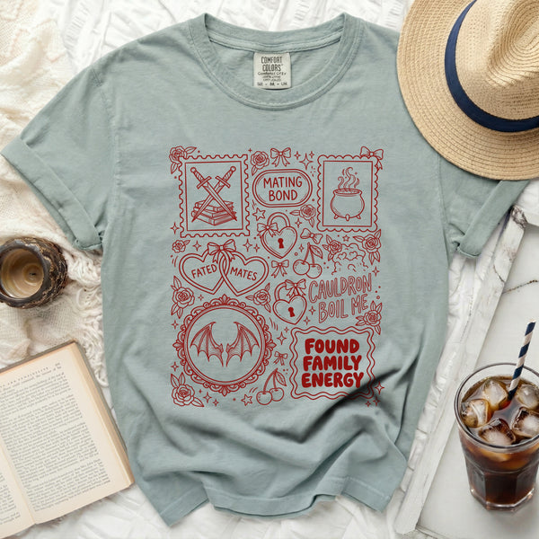 Fated Mates Fantasy Tee in Bay