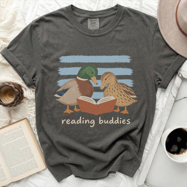 Reading Buddies Tee in Pepper