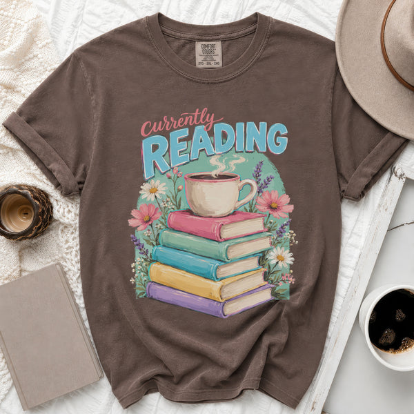 Currently Reading Tee in Espresso