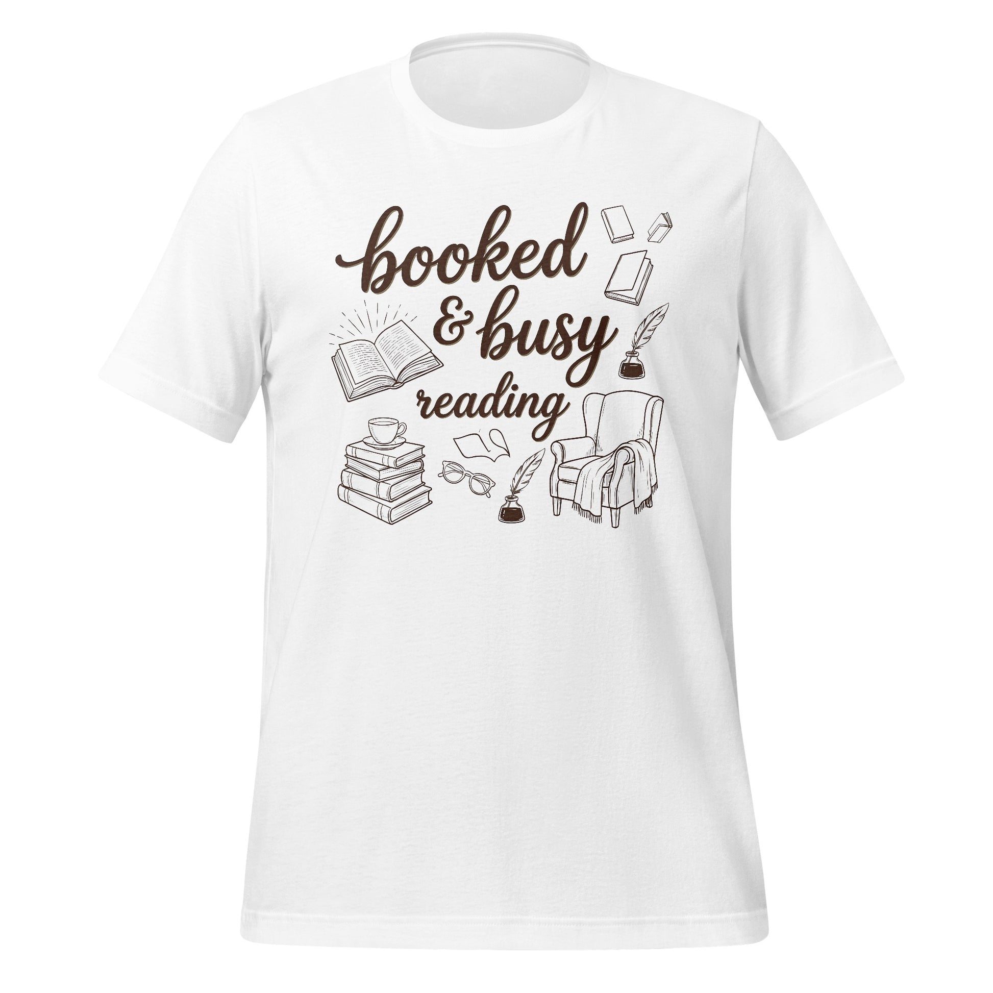 Booked & Busy Reading Graphic Tee Shirt