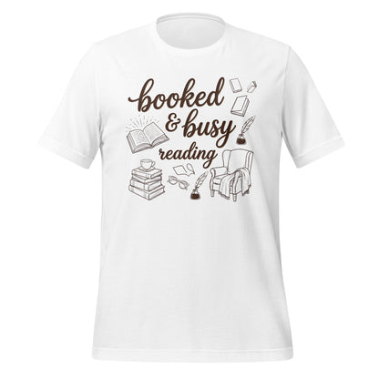 Booked & Busy Reading Graphic Tee Shirt