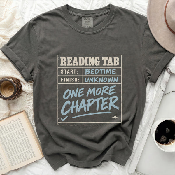 Reading Tab Tee in Pepper