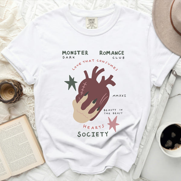 Monster Romance Club Stitched Souls Tee in White