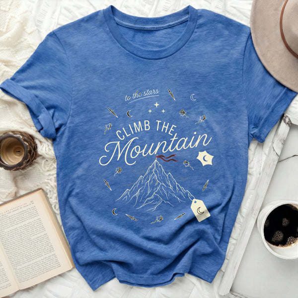 Mystic Dagger Summit Tee in Heather True Royal