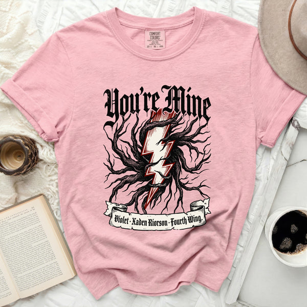 You're Mine Fourth Wing Tee in Blossom