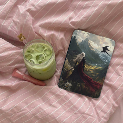 White-Haired Warrior Dragon Mountain Fantasy Device Case product type