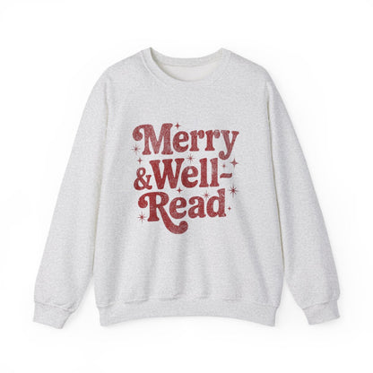 Merry & Well Read Festive Graphic Sweatshirt