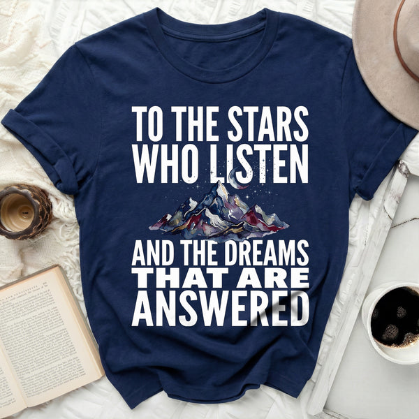Night Court Statement Tee in Navy