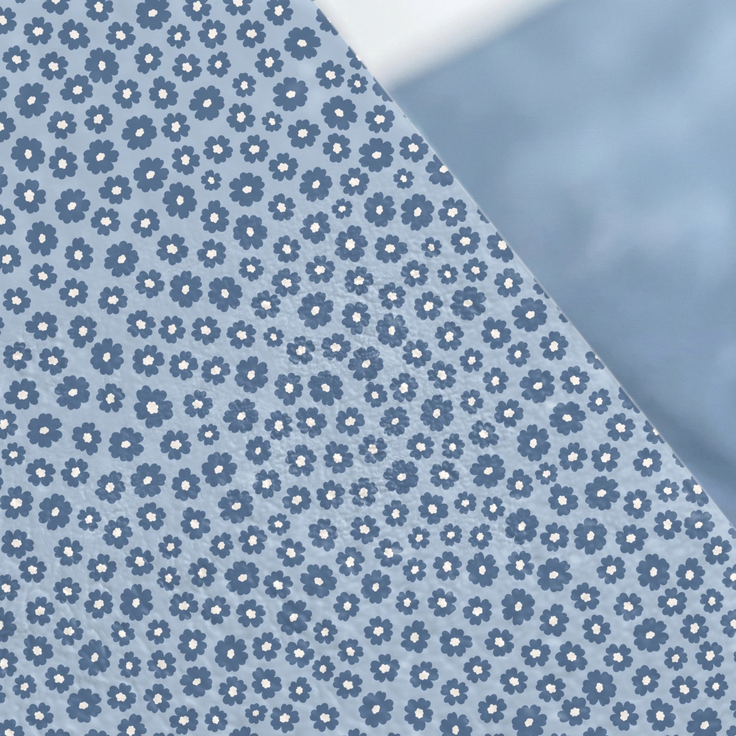 Blue Floral Pattern Design Wrapping Paper