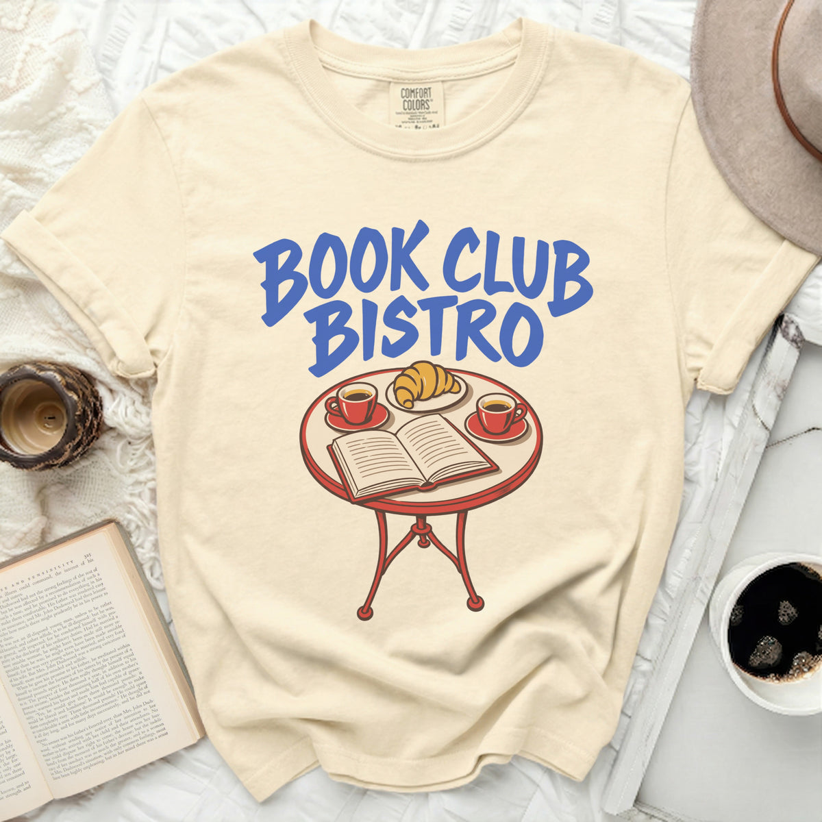 Book Club Bistro Tee