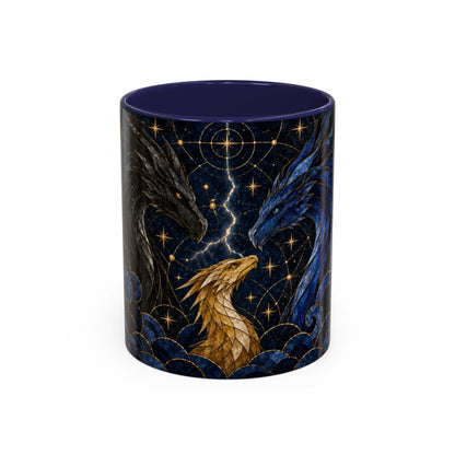 Navy mug, front