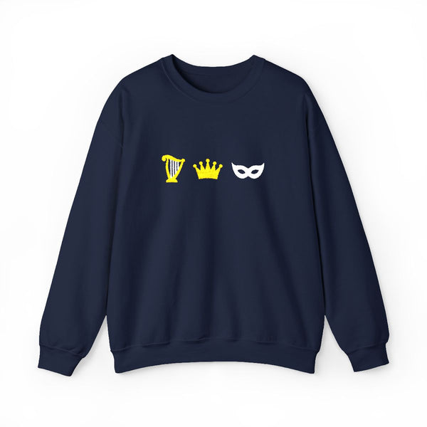 Dread Trove Embroidered Sweatshirt in Navy