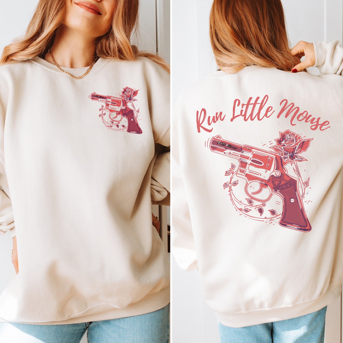 🐭 Run Little Mouse Sweatshirt – Embrace the Thrill of the Chase