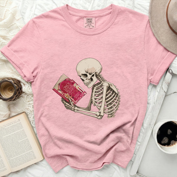 Broken Heart Skeleton Tee in Blossom