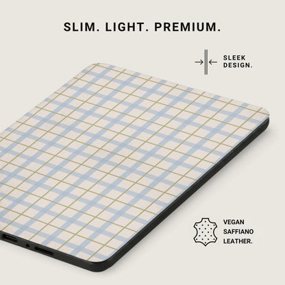 Slim Light Premium Sleek Design Vegan Saffiano Leather