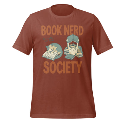 Book Nerd Society Funny Cat Graphic Tee