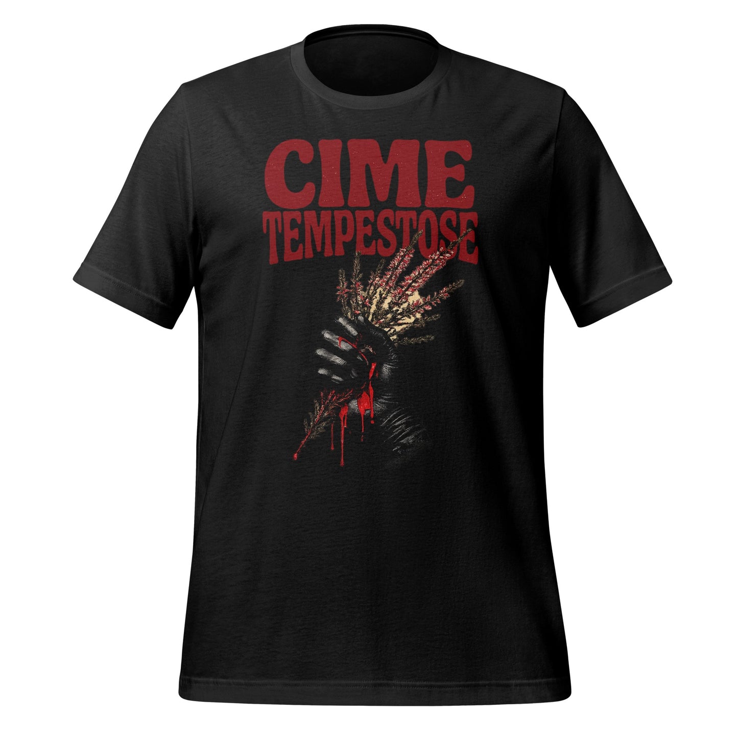 Cime Tempestose Graphic Hand and Wheat Black Shirt