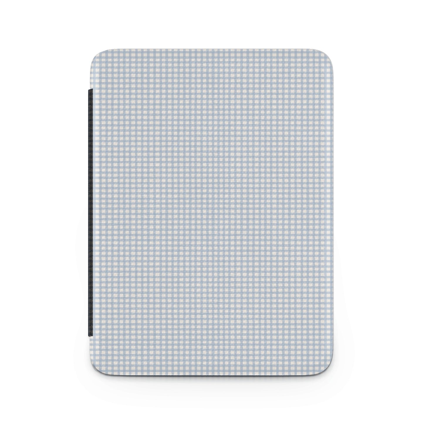 Light Blue Checkered Pattern Hardcover Notebook