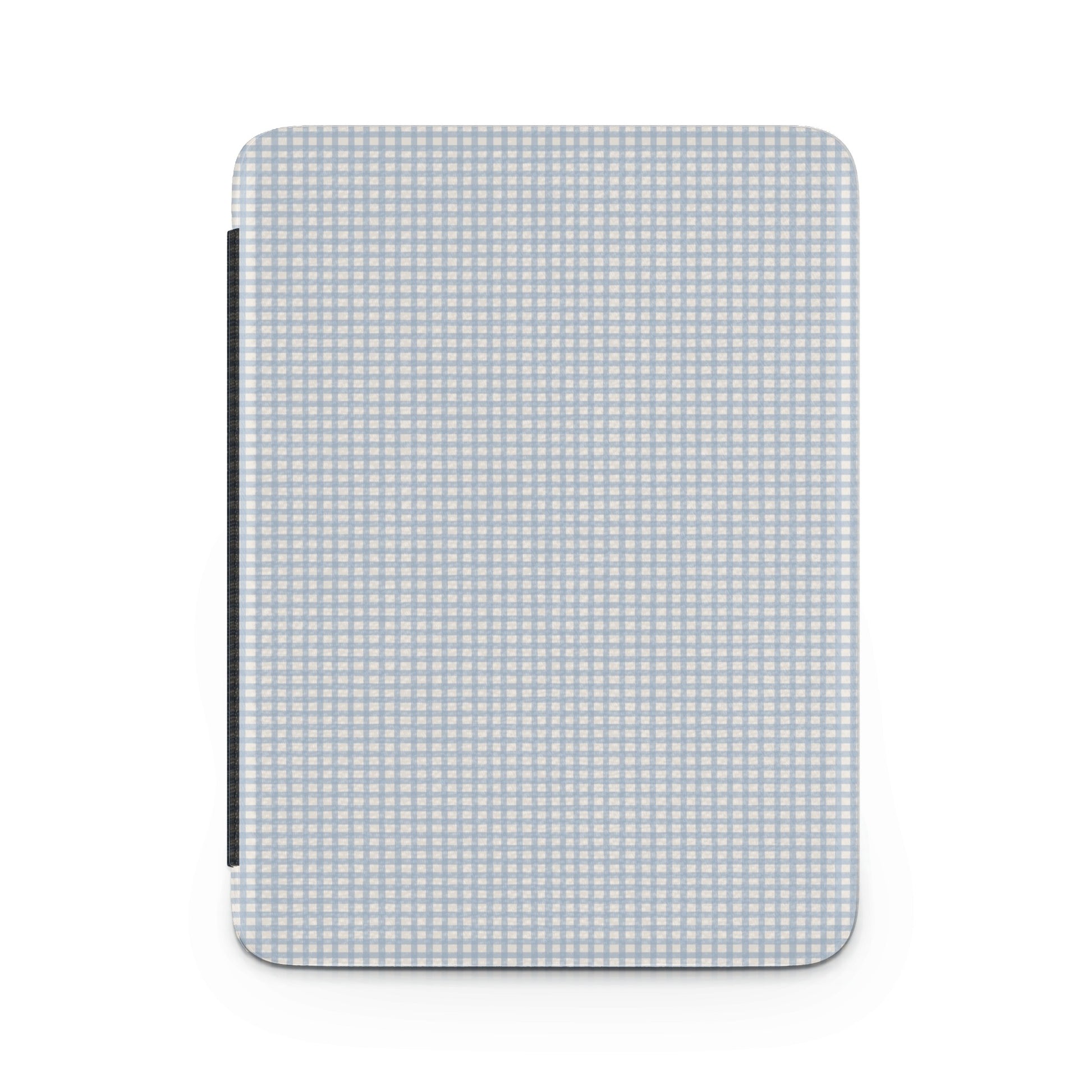 Light Blue Checkered Pattern Hardcover Notebook