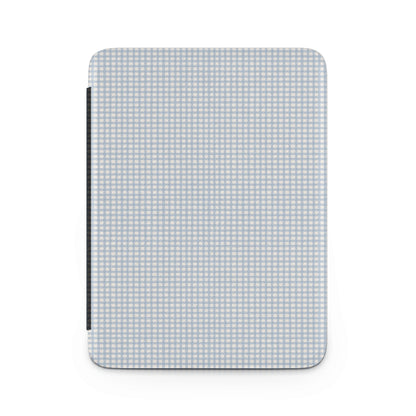 Light Blue Checkered Pattern Hardcover Notebook