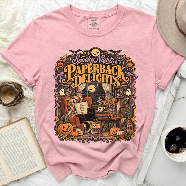 Paperback Delights Tee in Blossom
