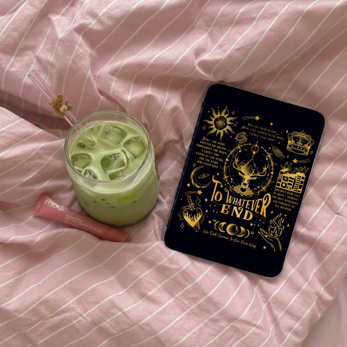 Dark Gold Celestial Quote To Whatever End product type