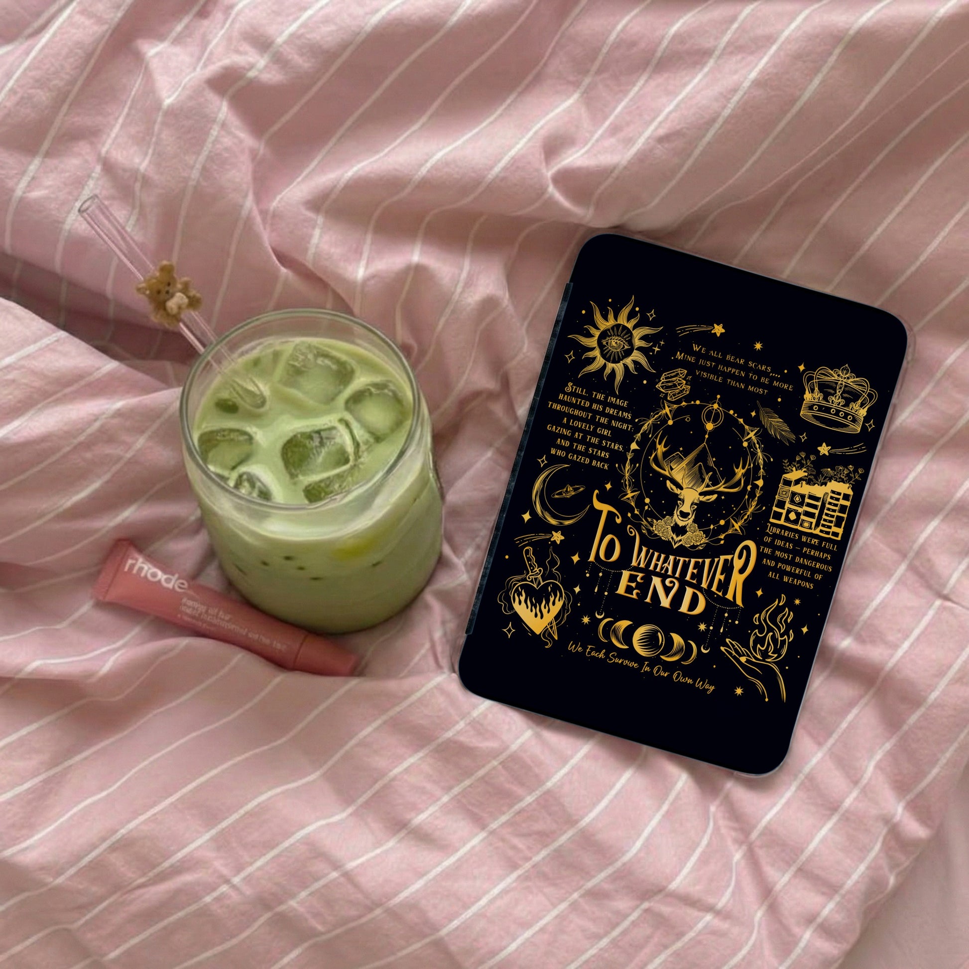 Dark Gold Celestial Quote To Whatever End product type