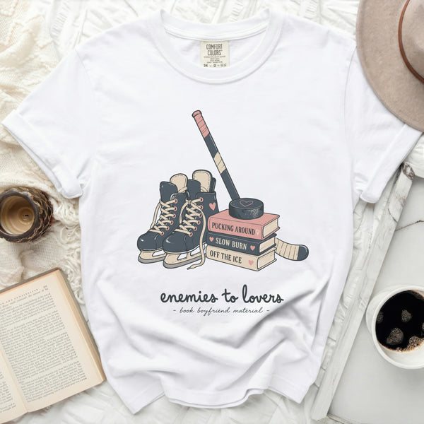 Puck & Pages Romance Tee in White