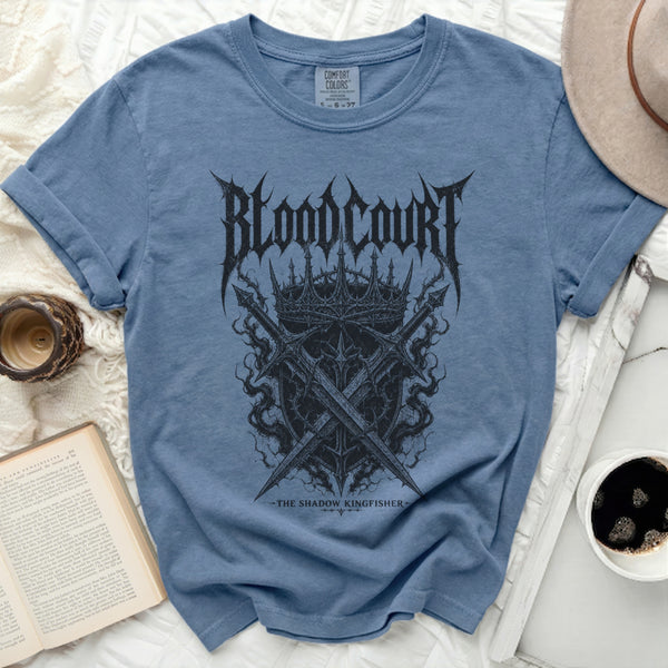 The Shadow Kingfisher Tee in Blue Jean