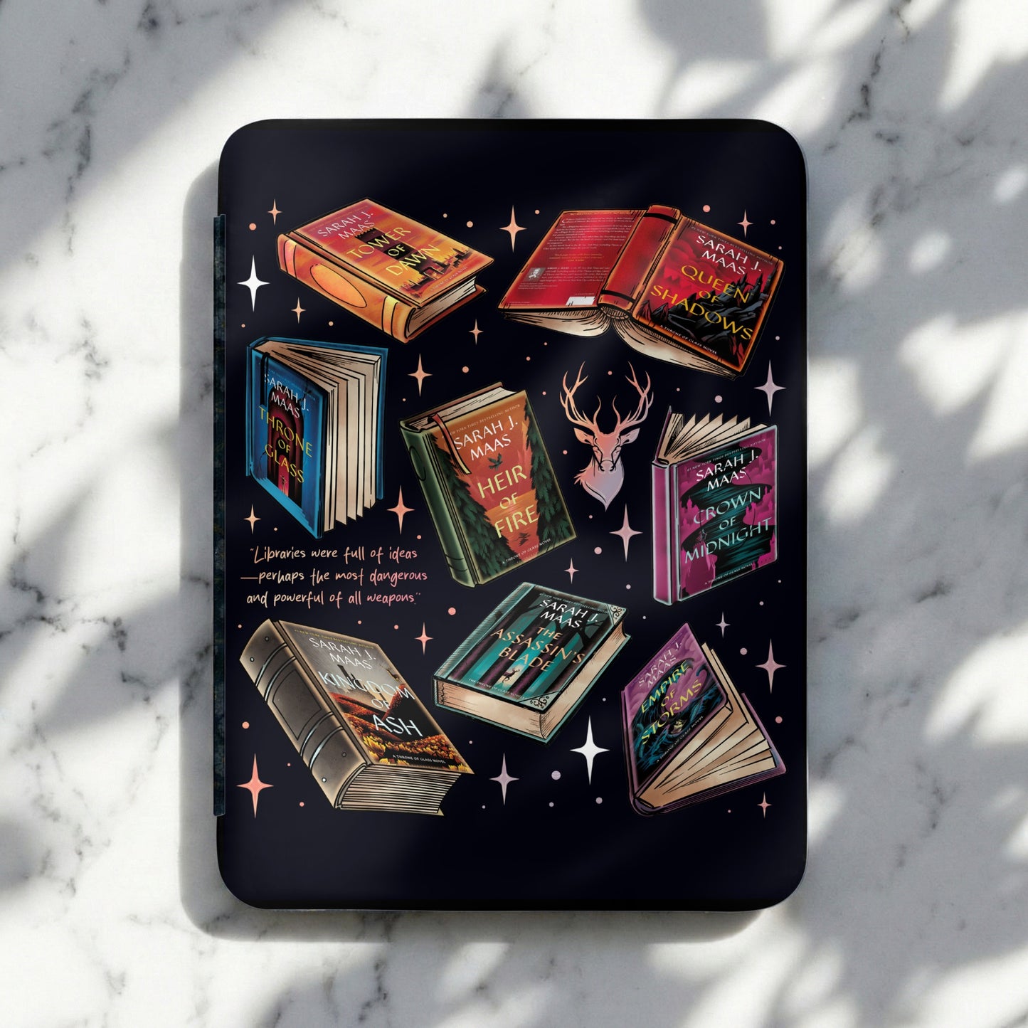 Sarah J Maas Throne of Glass Books Antler Stars Fantasy product type