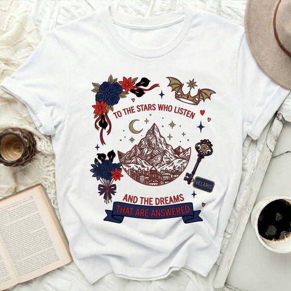 Velaris City Key Tee in White