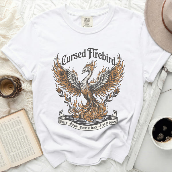 Cursed Firebird Tee in White