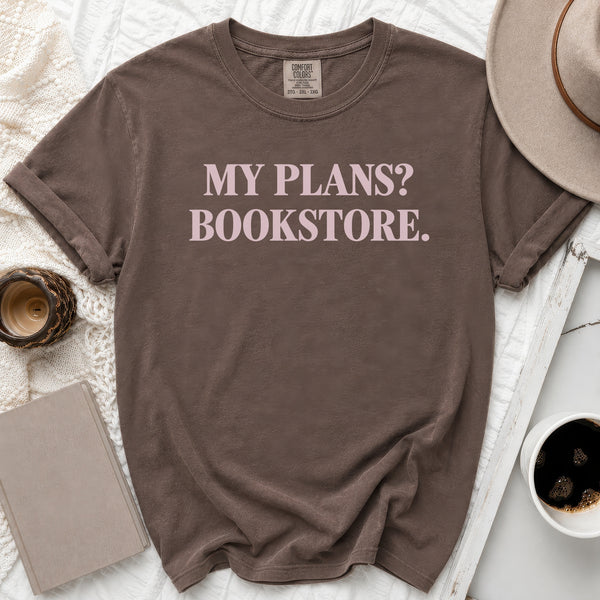 Bookstore Plans Tee in Espresso