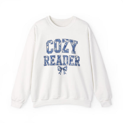 Cozy Reader Graphic Sweatshirt Fashion Apparel