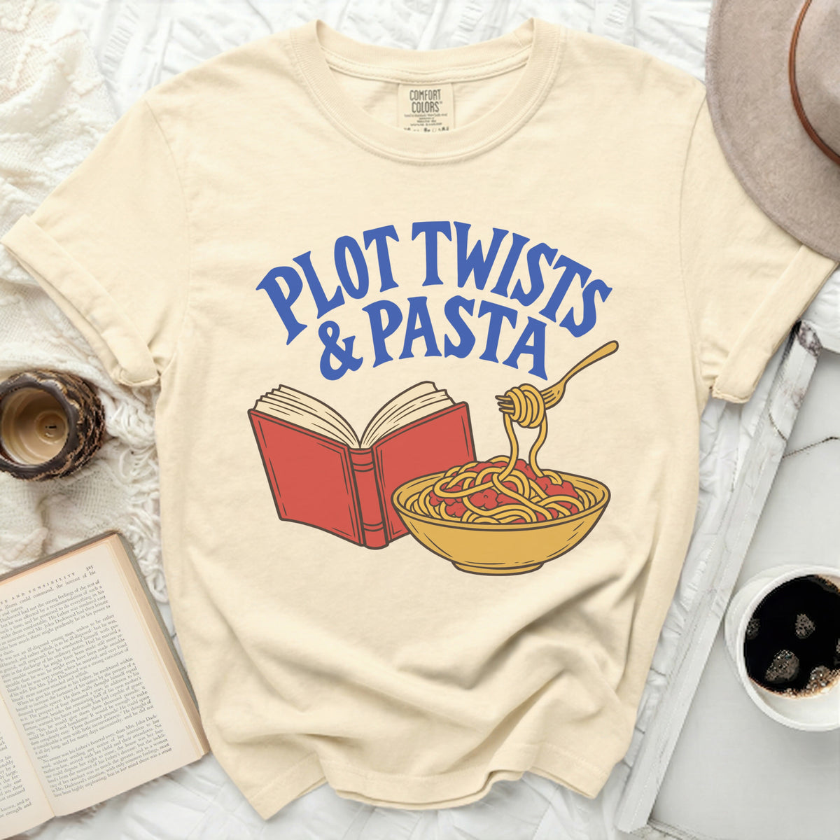 Plot Twists & Pasta Tee
