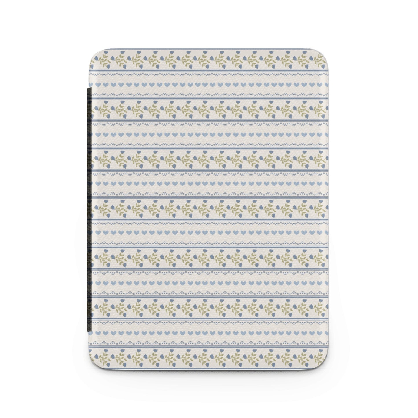 Floral Striped Pattern iPad Case with Protective Cover
