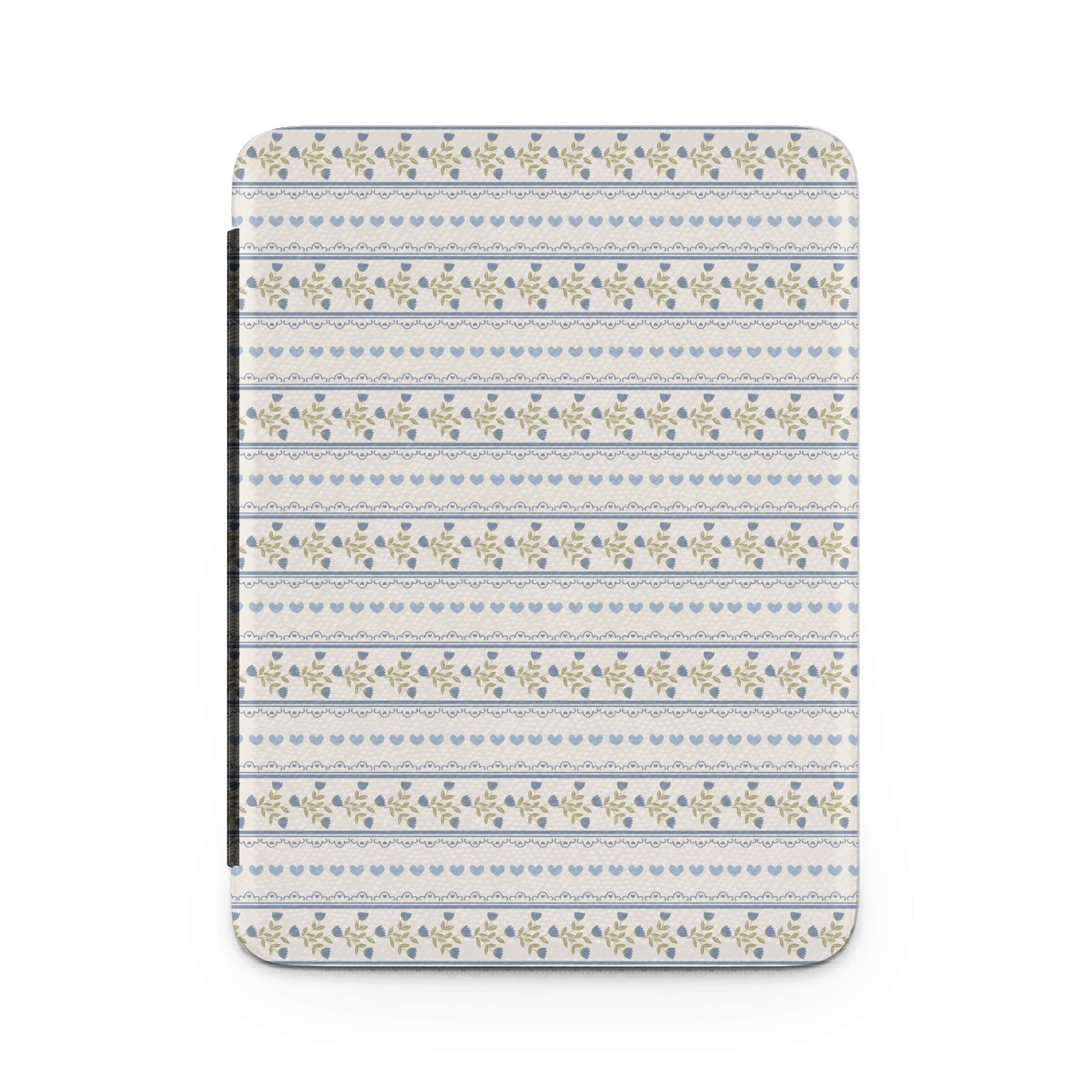 Floral Striped Pattern iPad Case with Protective Cover