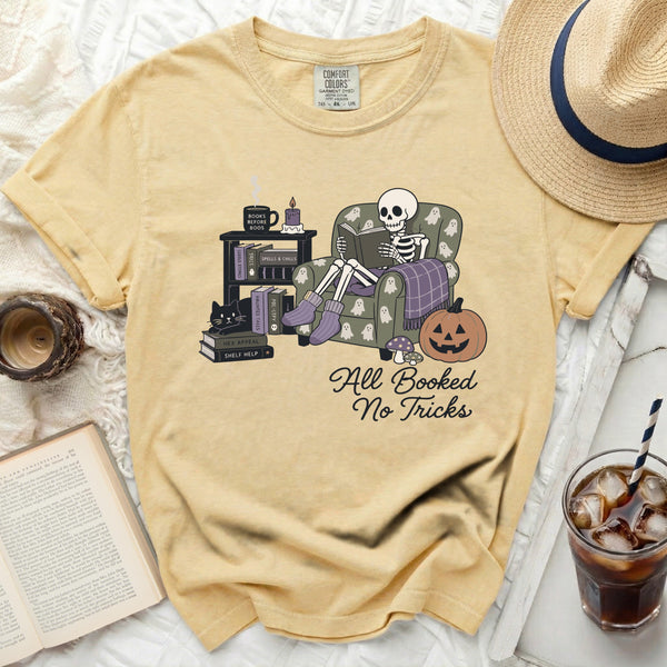 Booked No Tricks Tee in Butter