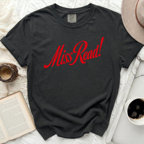 Miss Read Graphic Tee in Black
