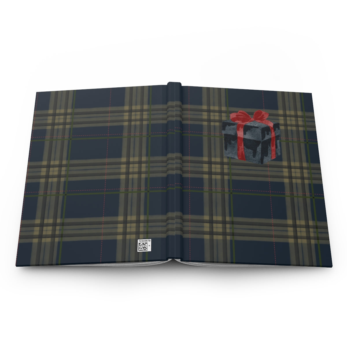 Festive gift box design hardcover notebook