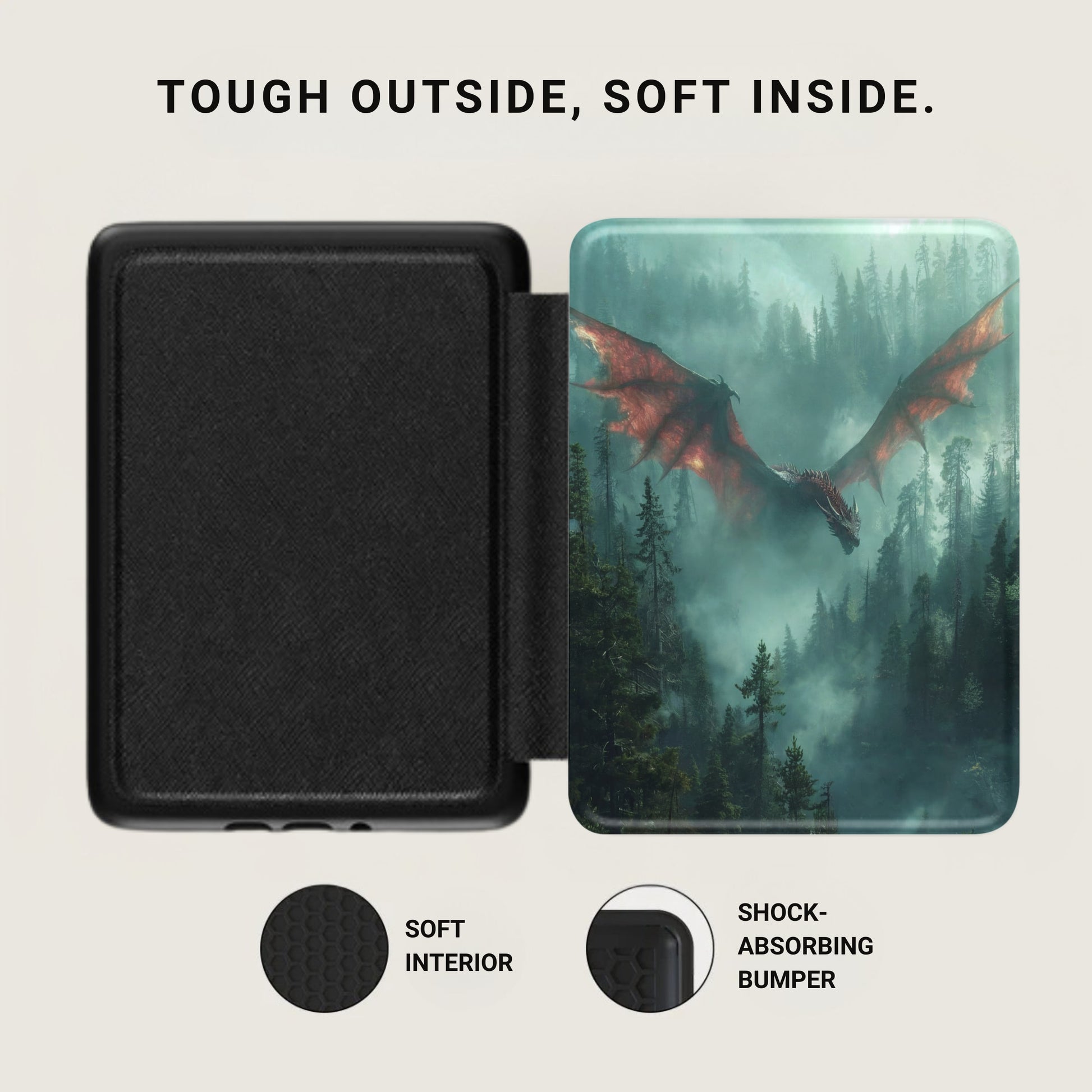TOUGH OUTSIDE SOFT INSIDE Dragon Forest Cover product type